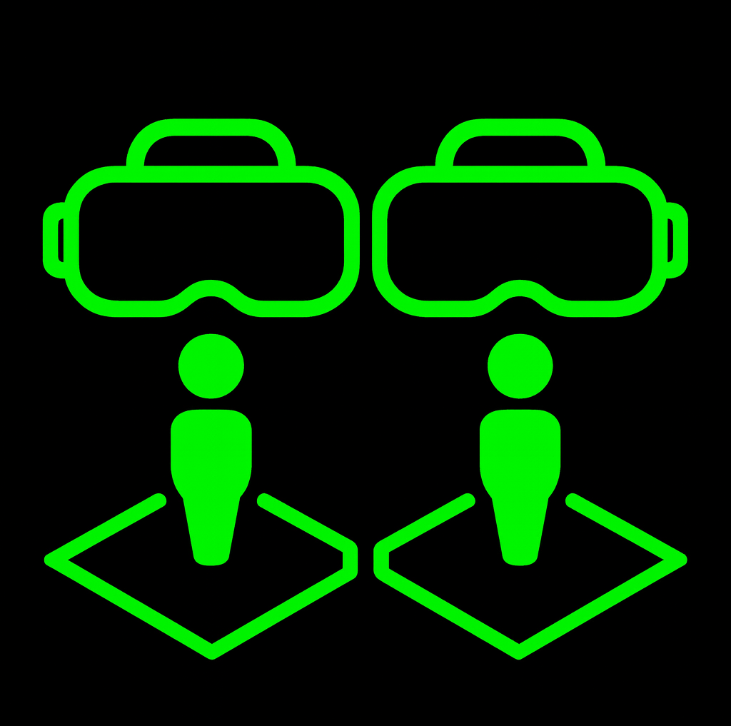Two room-scale headsets require two separate 5×5 ft play spaces